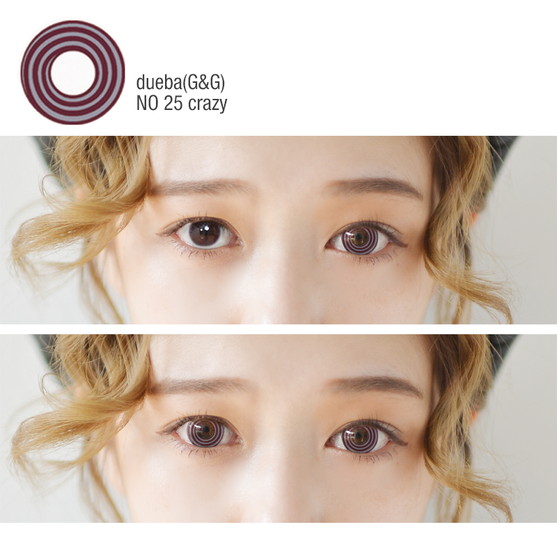 /dueba(G&G)社/NO 27 crazyカラコン/14.5mm/ コスプレ用 カラコン/317