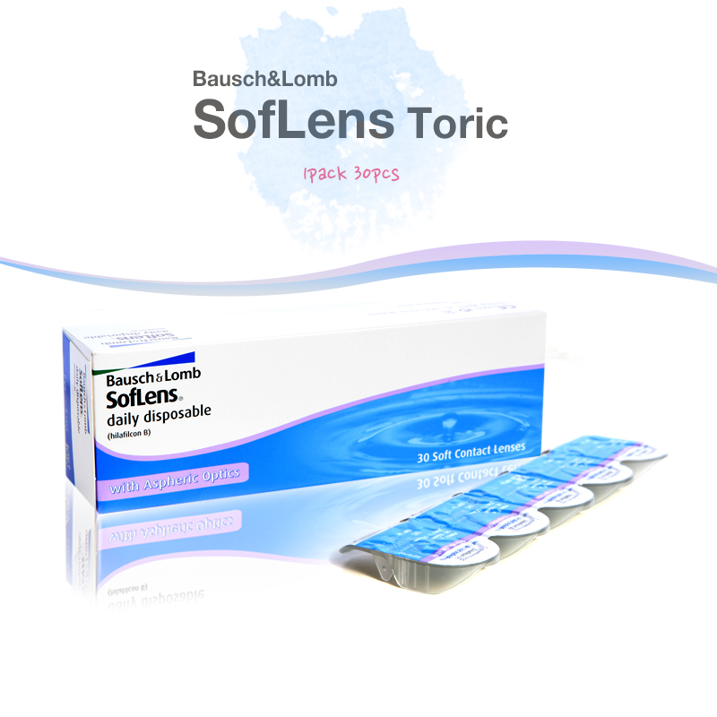 [ワンデーレンズ/透明] ボシュロムソフレン乱視 Bausch+Lomb Sof Lens Toric (1箱 30枚) /965