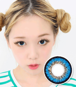 【16.0mm 激安カラコン】フェアリー キレイ Fairy Kirei blue / 直径(DIA)16.0mm