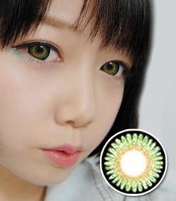 [グリーン カラコン / green] バンビ グリーン bambi green 16.0mm 