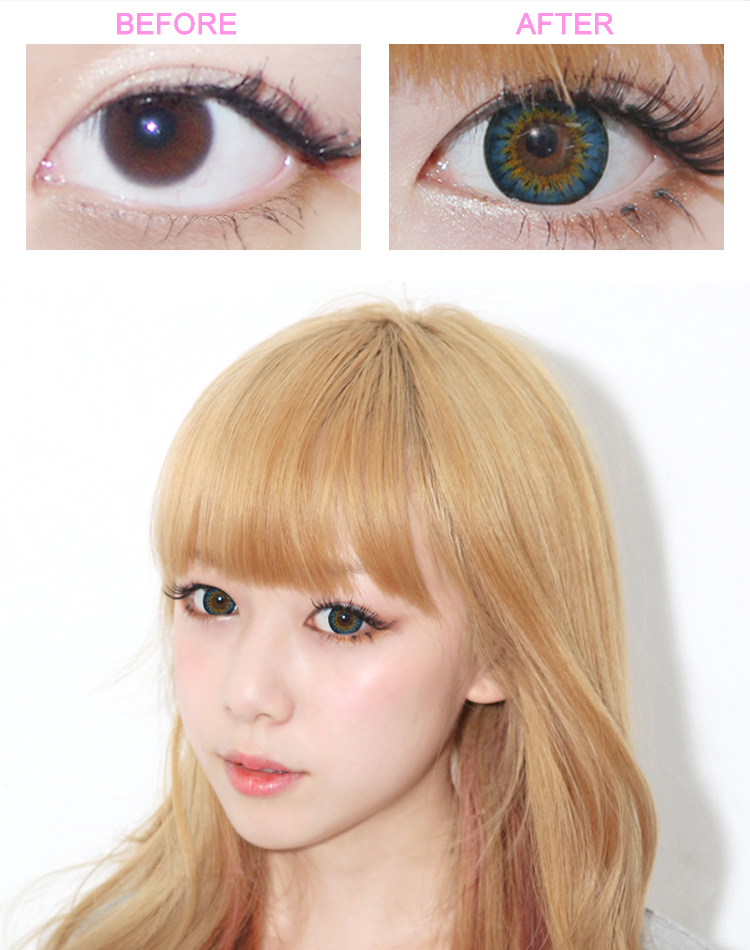 Bess (A133) Blue contacts ,カラコン,カラコン韓国 
