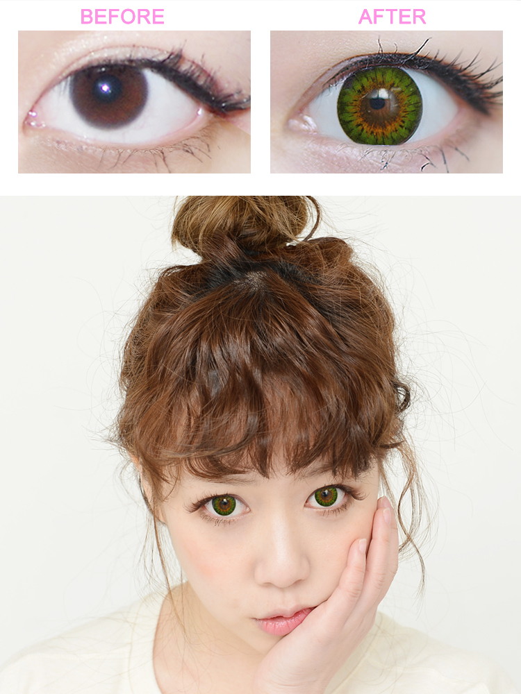 Bess (A133) Green contacts ,カラコン,カラコン韓国 