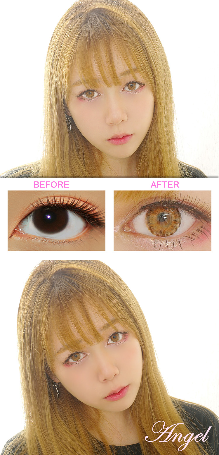 DUEBA / Angel brown contacts,Colored contacts,Circle lenses 