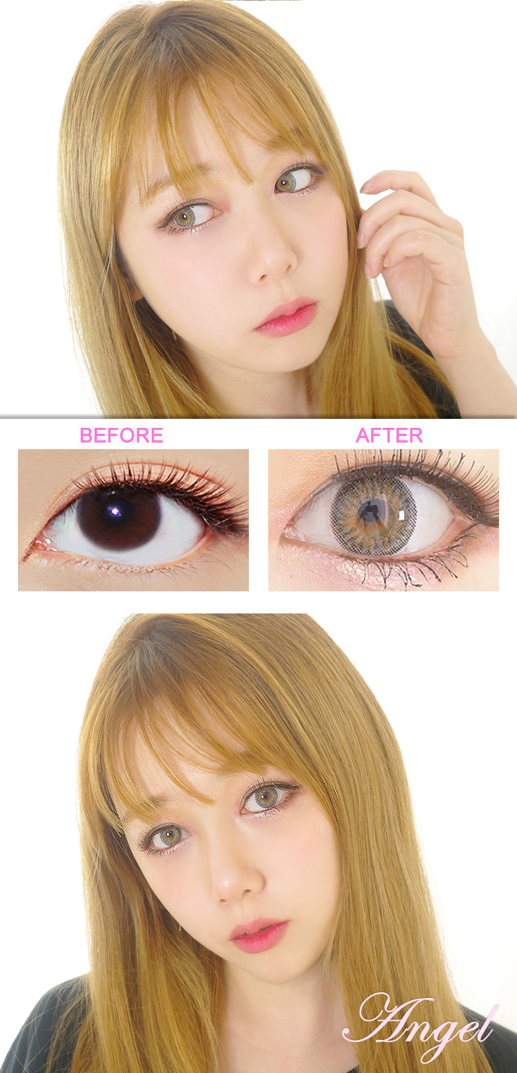DUEBA / Angel gray contacts,Colored contacts,Circle lenses 