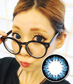 ★Dueba社/ bella カラコン/14.5mm/ ブルー Blue