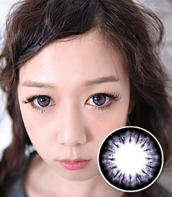 Dueba社/ bella カラコン/14.5mm/ バイオレット VIOLET