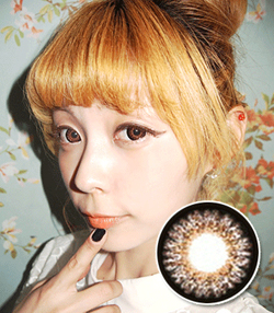 CLARA /14.5mm// ブラウン カラコン /brown /度あり