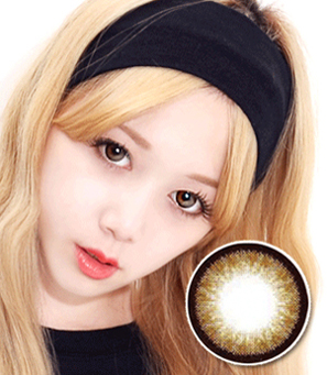 【14.8mm 激安カラコン】grang grangカラコン / brown /直径(DIA)14.0mm 