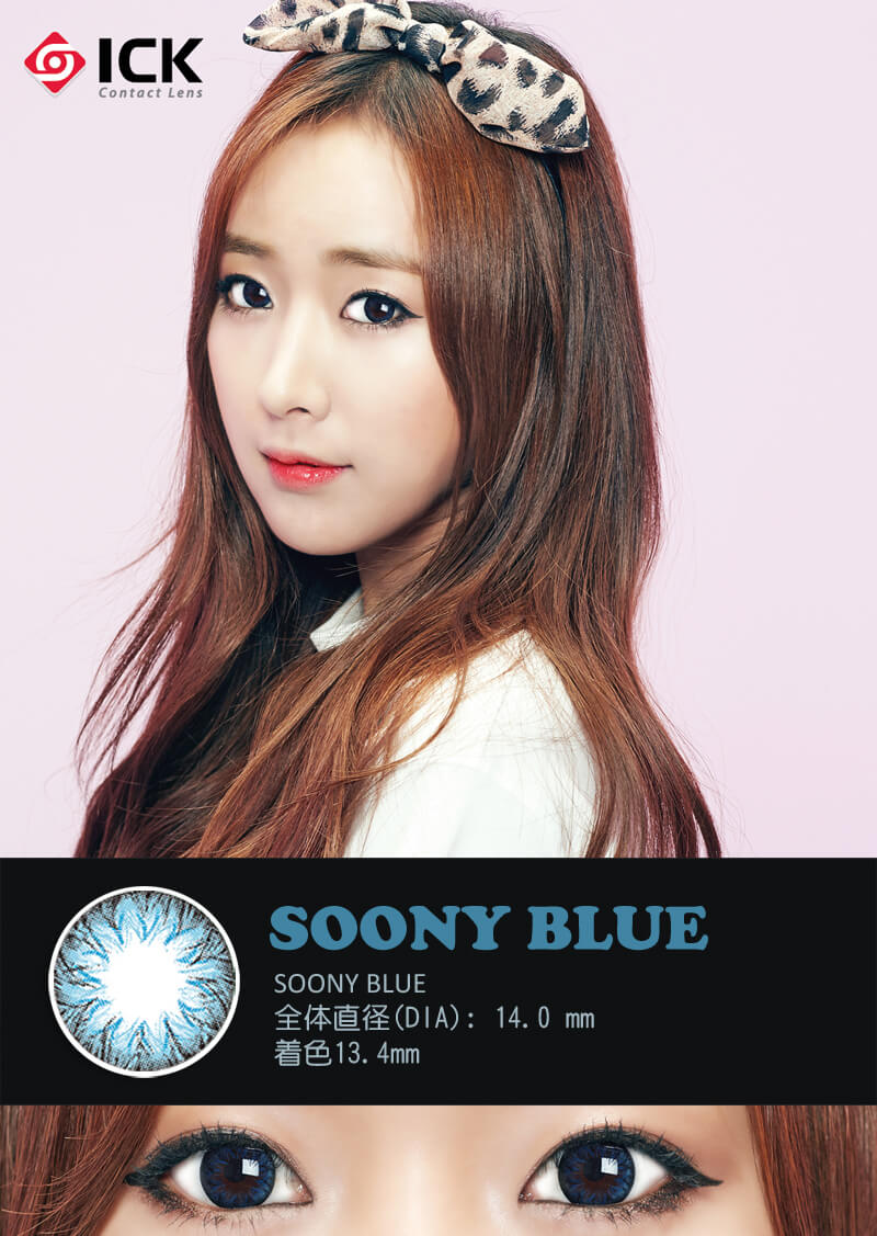 ICK Soony Blue / best colored contact lenses