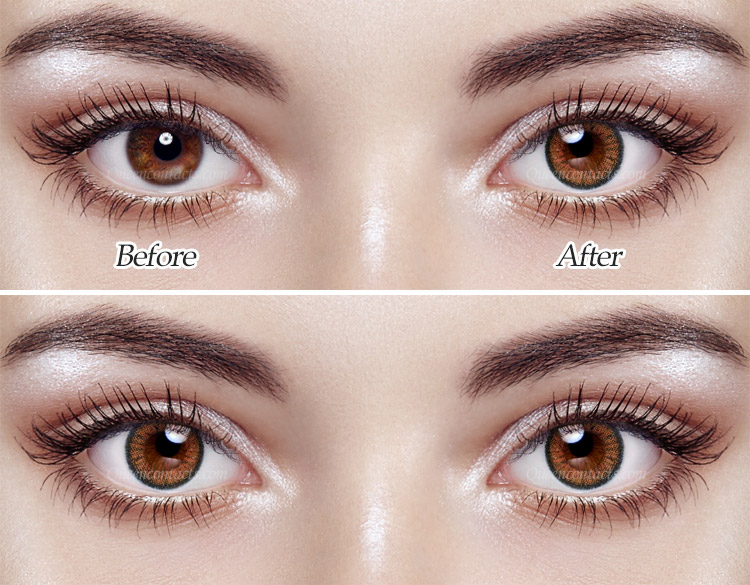 Colored Contacts for dark eyes - DUEBA Ariel BROWN