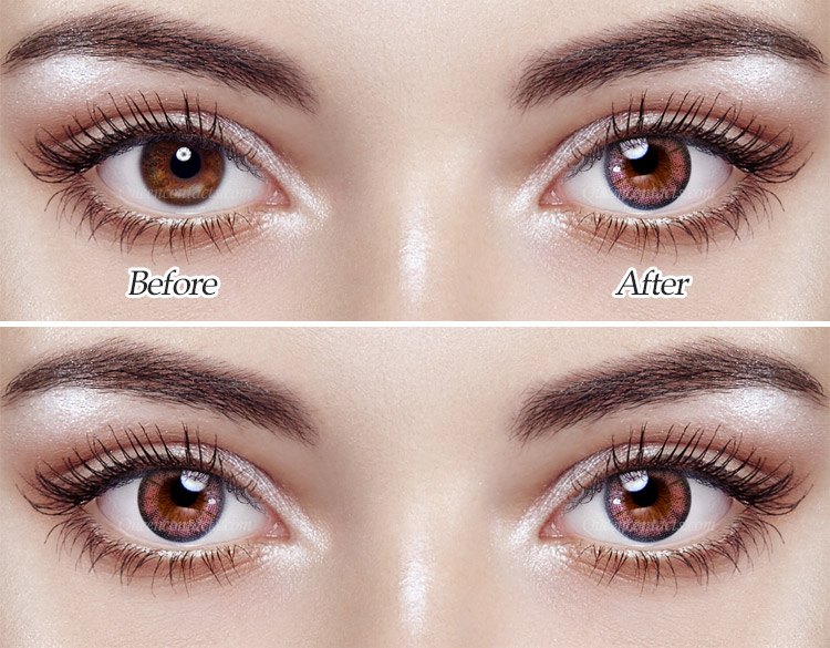 Colored Contacts for dark eyes - DUEBA Ariel PINK