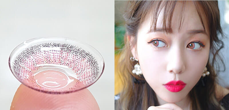 Colored Contacts for dark eyes - DUEBA Ariel PINK
