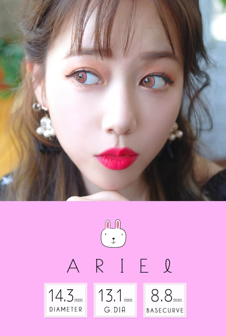 Colored Contacts for dark eyes - DUEBA Ariel PINK
