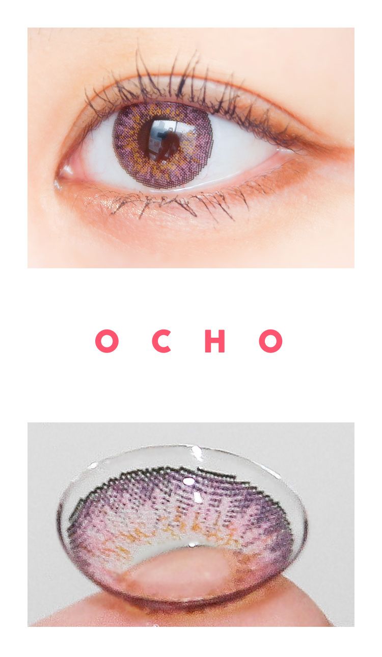 CNC / OCHO PINK (Silicone Hydrogel) / natural contact lenses for Hyperopia