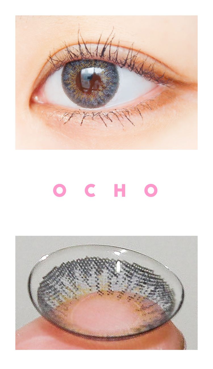 CNC / OCHO GRAY (Silicone Hydrogel) / natural contact lenses