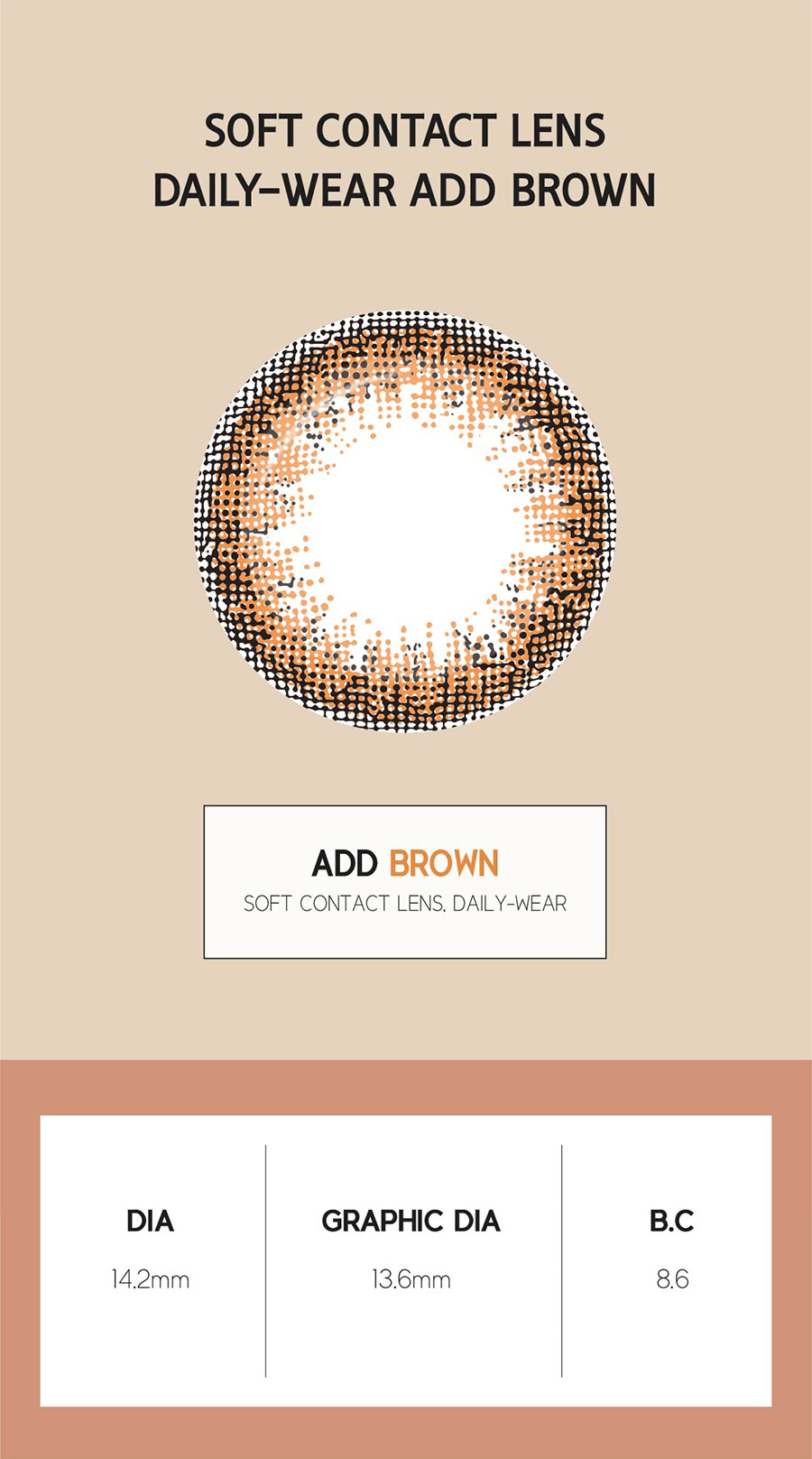 [1month] Add brown / 1458