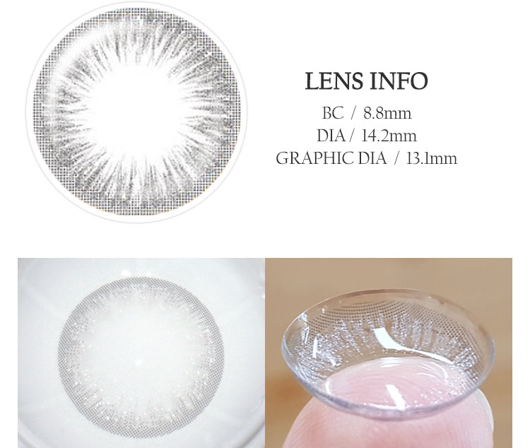 [1month] Touch silver pearl / Silicone Hydrogel / 1468
