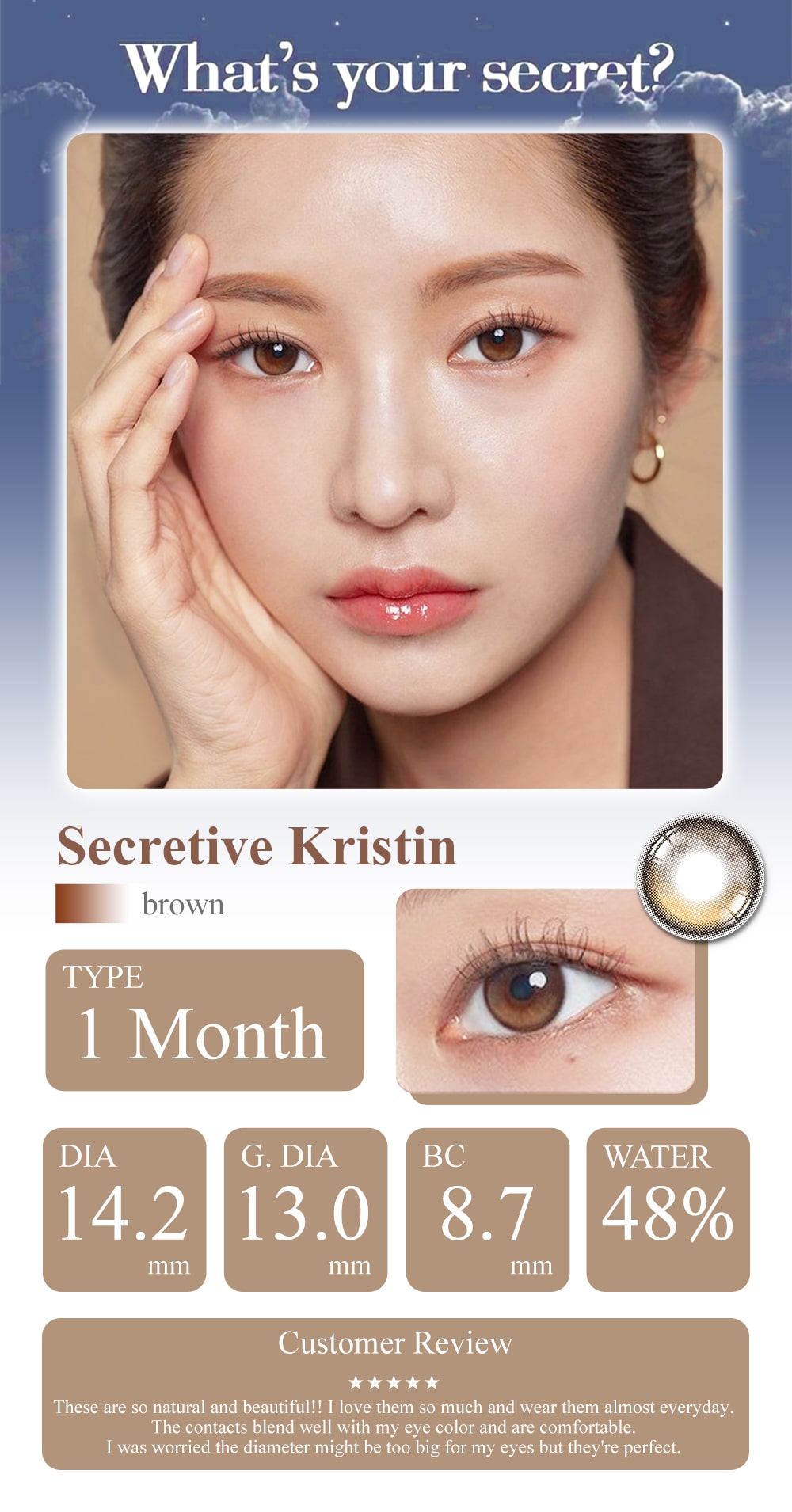 Hapakristin,Korean color contacts,color lens,K-pop idol lens