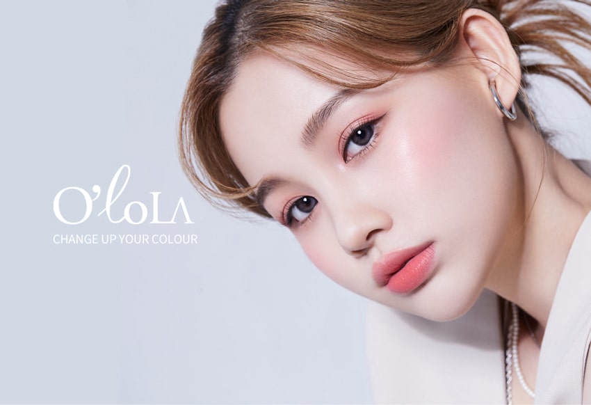 queenslens, olola, daymood, popular Korean, colored contacts, gray, popular makeup