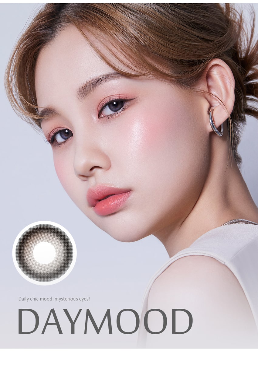 queenslens, olola, daymood, popular Korean, colored contacts, gray, popular makeup