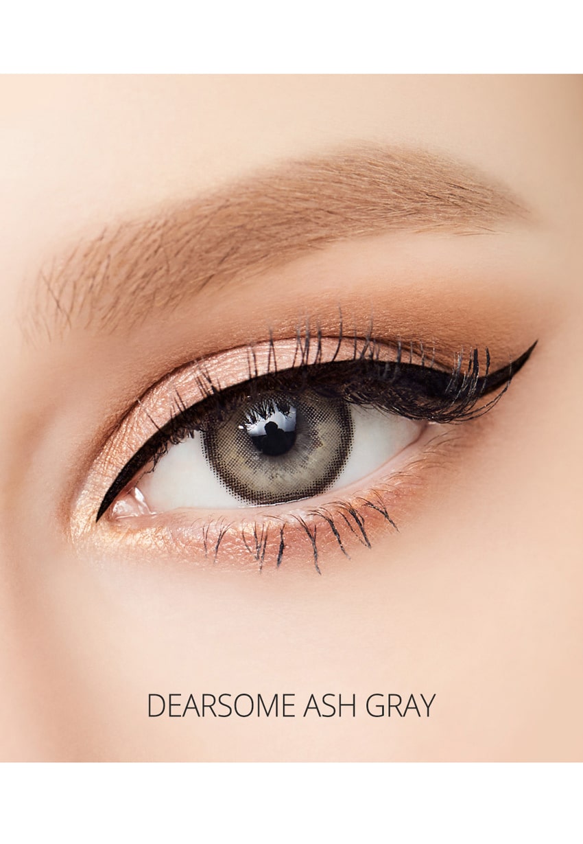 queenslens, olola, dearsome, popular Korean, colored contacts, ash gray, popular makeup