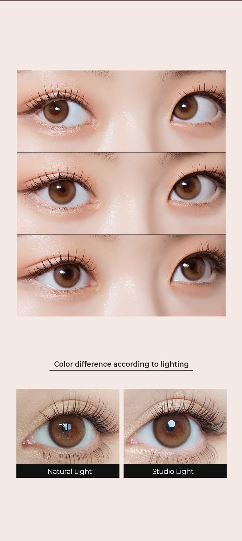 queenslens, olola, purityshine, popular Korean, colored contacts, hazel, brown, popular makeup