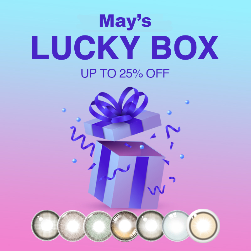 queencontacts, colored contacts sale event, luckybox