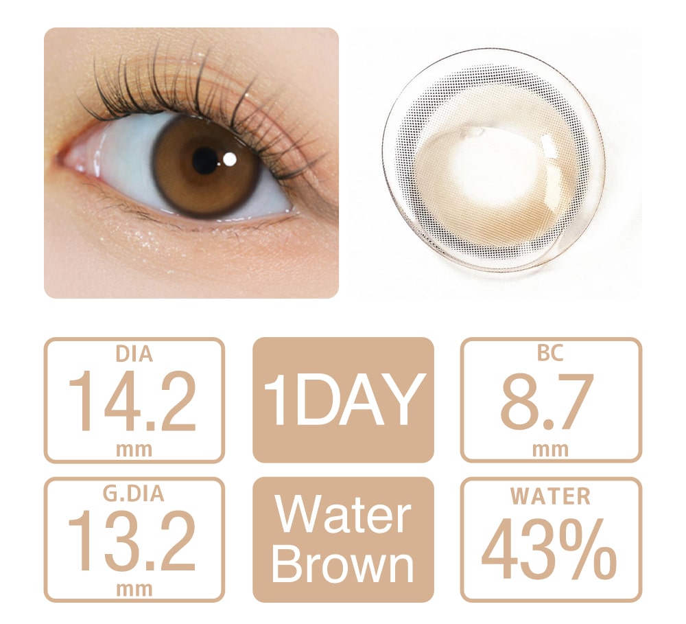 yurial, Korean popular, colored contact lens, sns popular, 1day