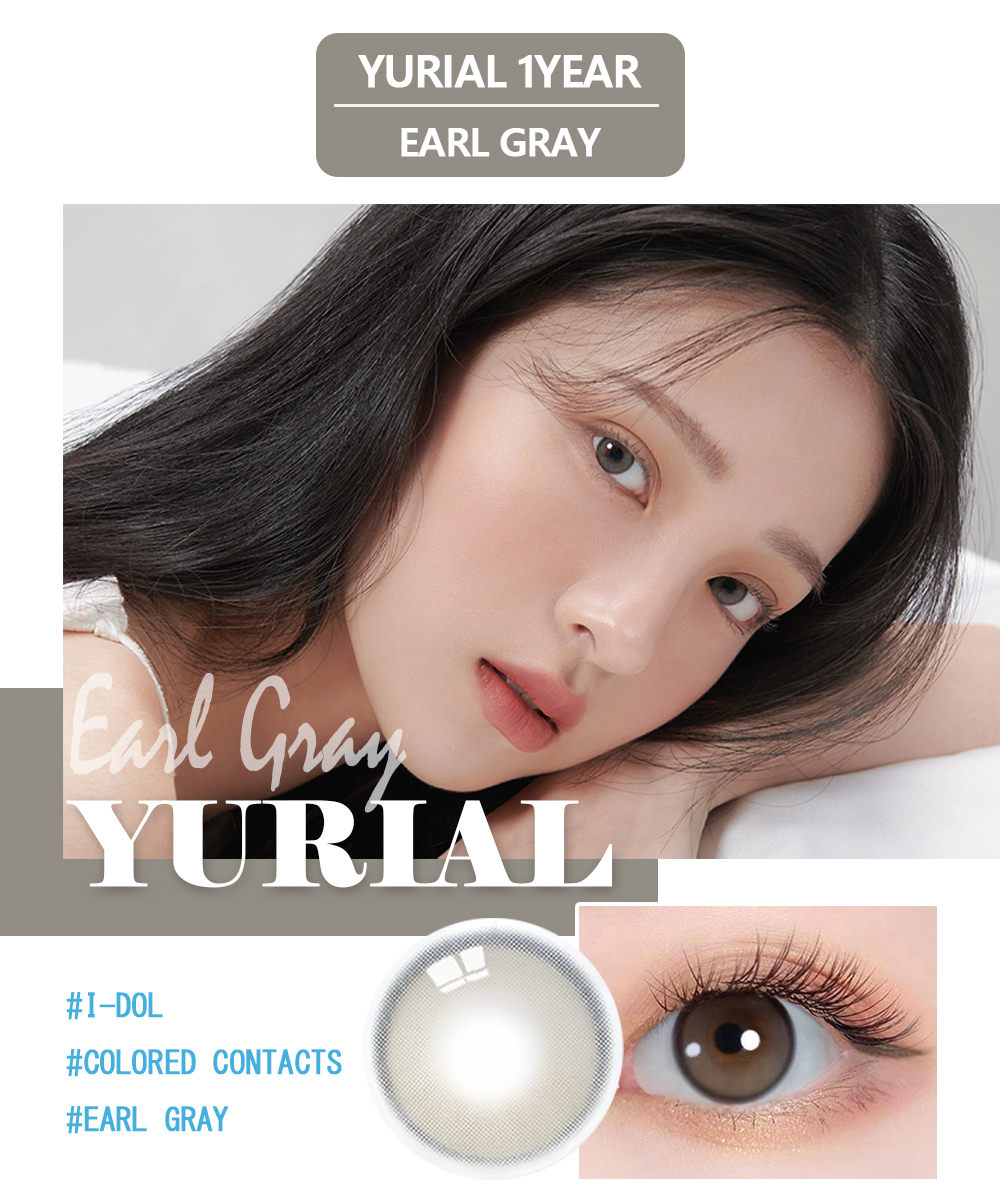 yurial, Korean popular, colored contact lens, sns popular, 1year