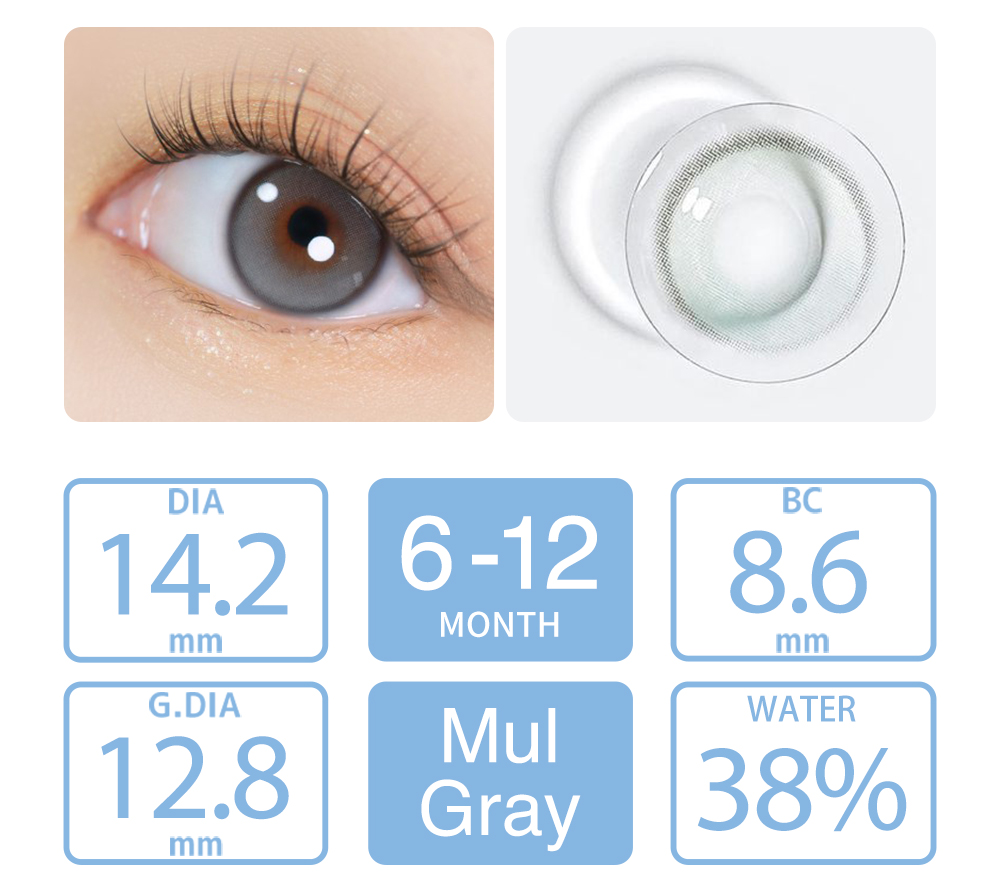 yurial, Korean popular, colored contact lens, sns popular, 1day