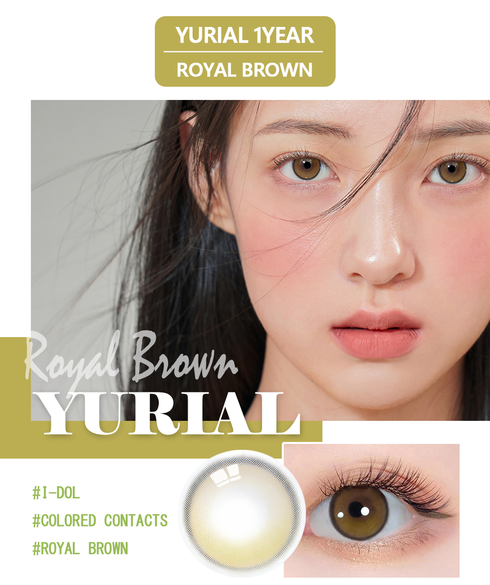 yurial, Korean popular, colored contact lens, sns popular, 1year