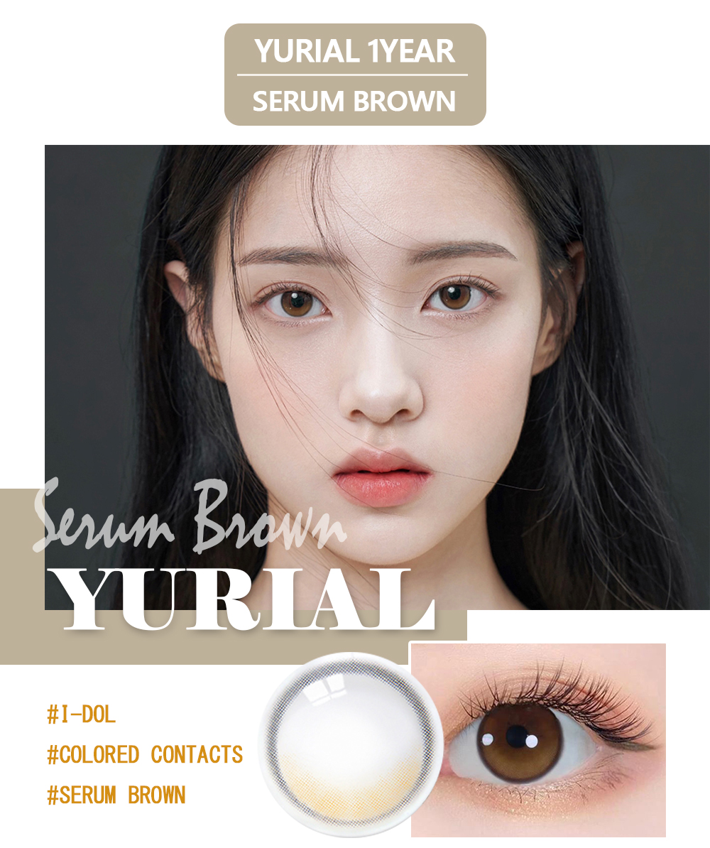 yurial, Korean popular, colored contact lens, sns popular, 1year