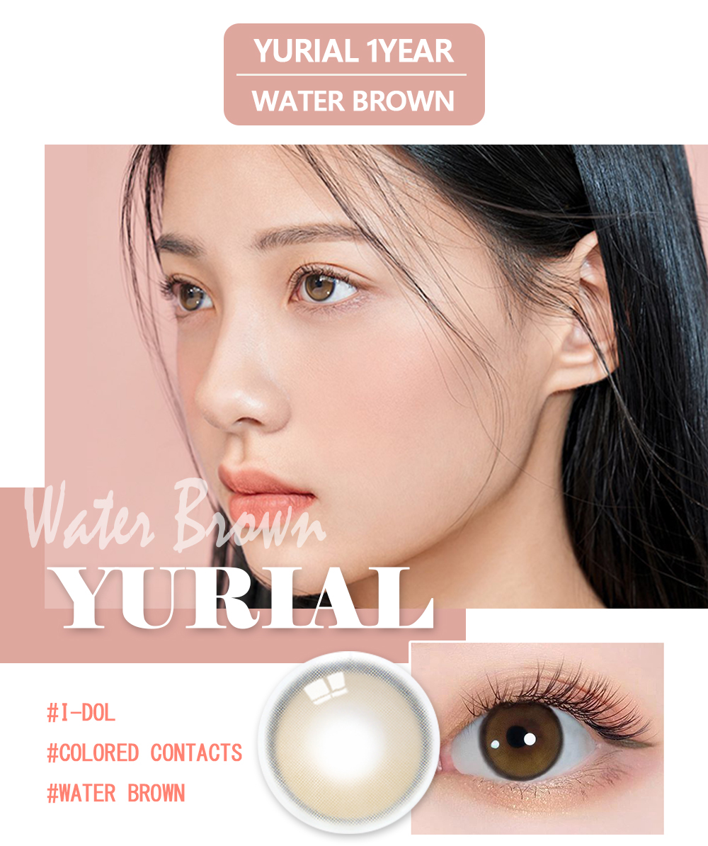 yurial, Korean popular, colored contact lens, sns popular, 1year