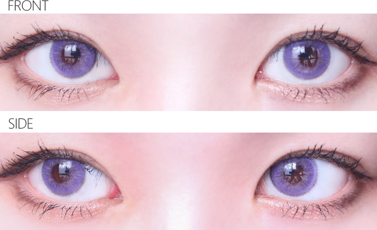 queenslens 韓国 人気カラコン おすすめ Inno Color 3-Tone Luxury (Big) Violet / 1115