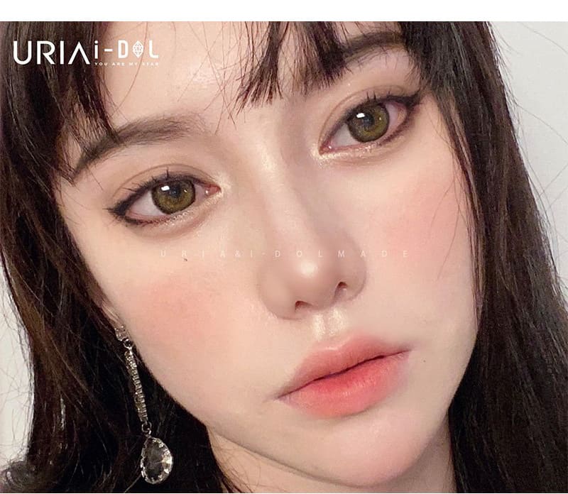 idol lens,made mist green,idol lens made ,korean colored contacts