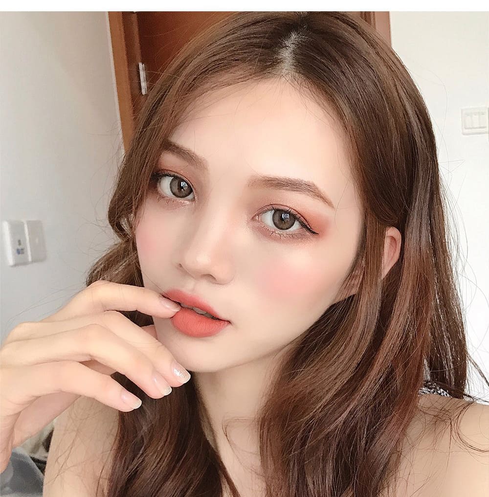 idol lens,canna roze,canna roze nude brown ,korean colored contacts