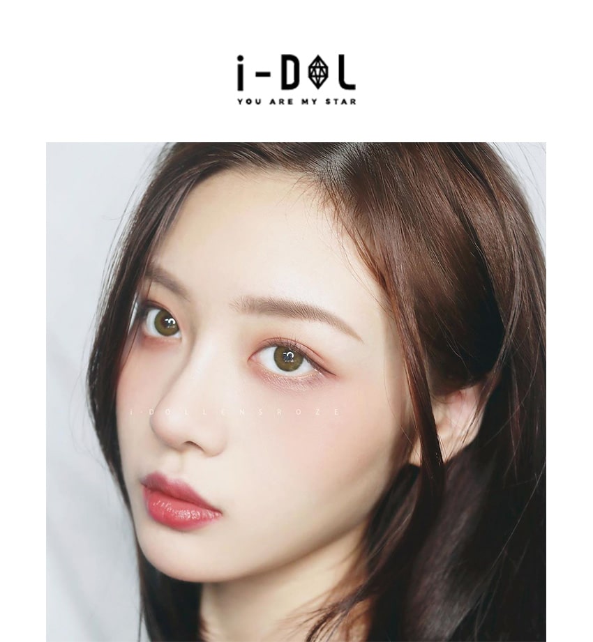 idol lens,canna roze,canna roze olive green,korean colored contacts