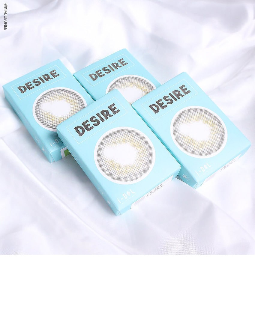 idol lens, korea popular colored contacts, desire amber gray, queencontacts