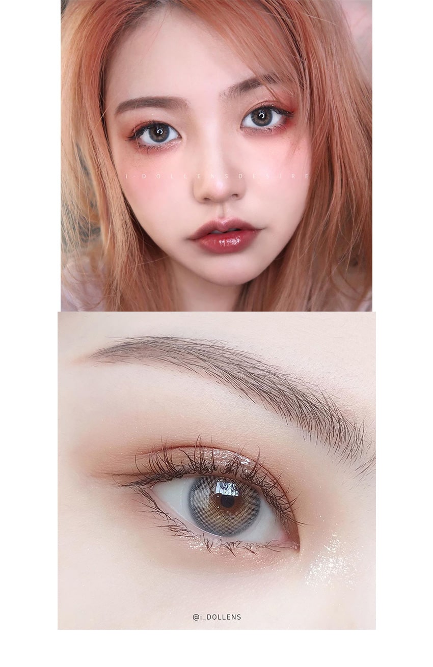 idol lens, korea popular colored contacts, desire ocean blue, queencontacts