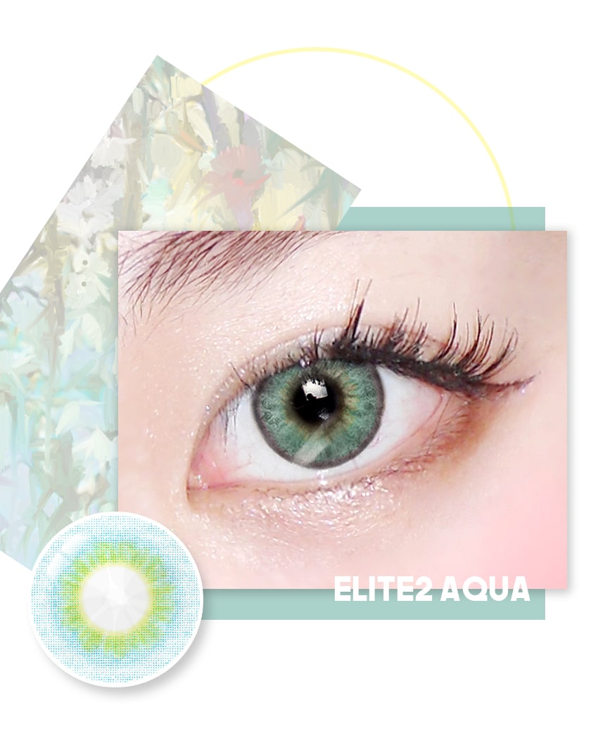 Innovision, Korean color contacts, colorcontacts, natural, elite2, aqua