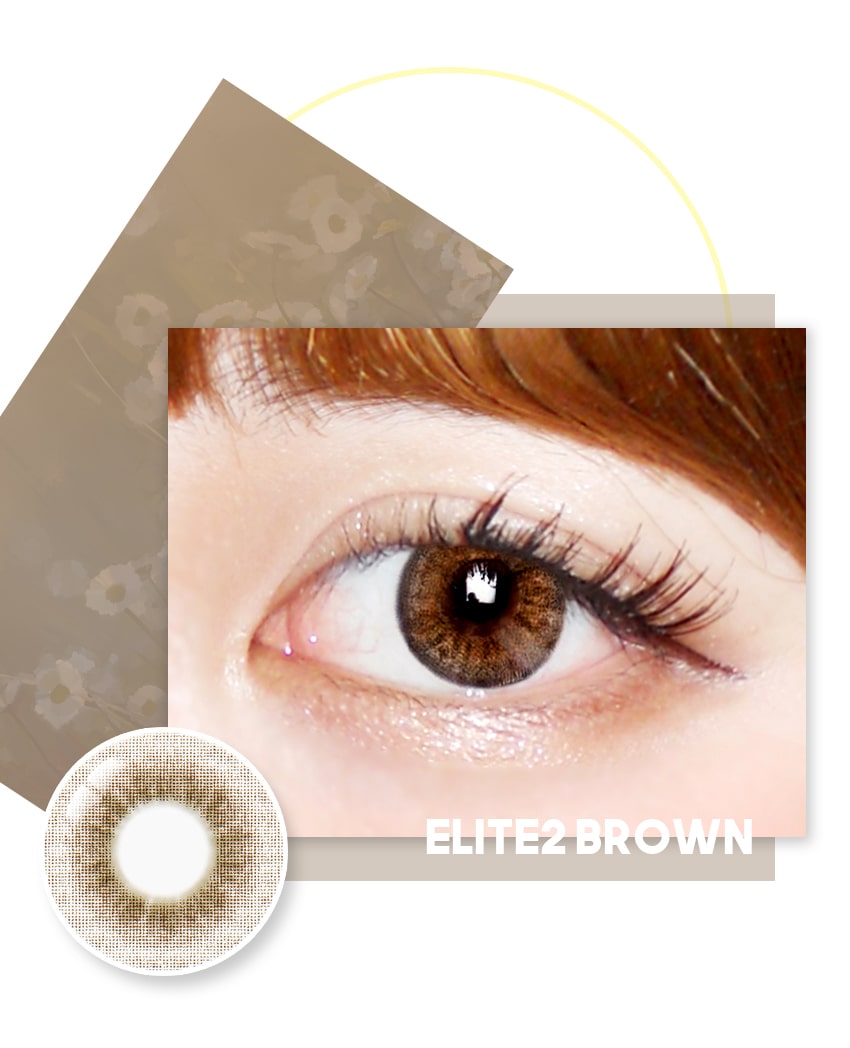 Innovision, Korean color contacts, colorcontacts, natural, elite2, brown