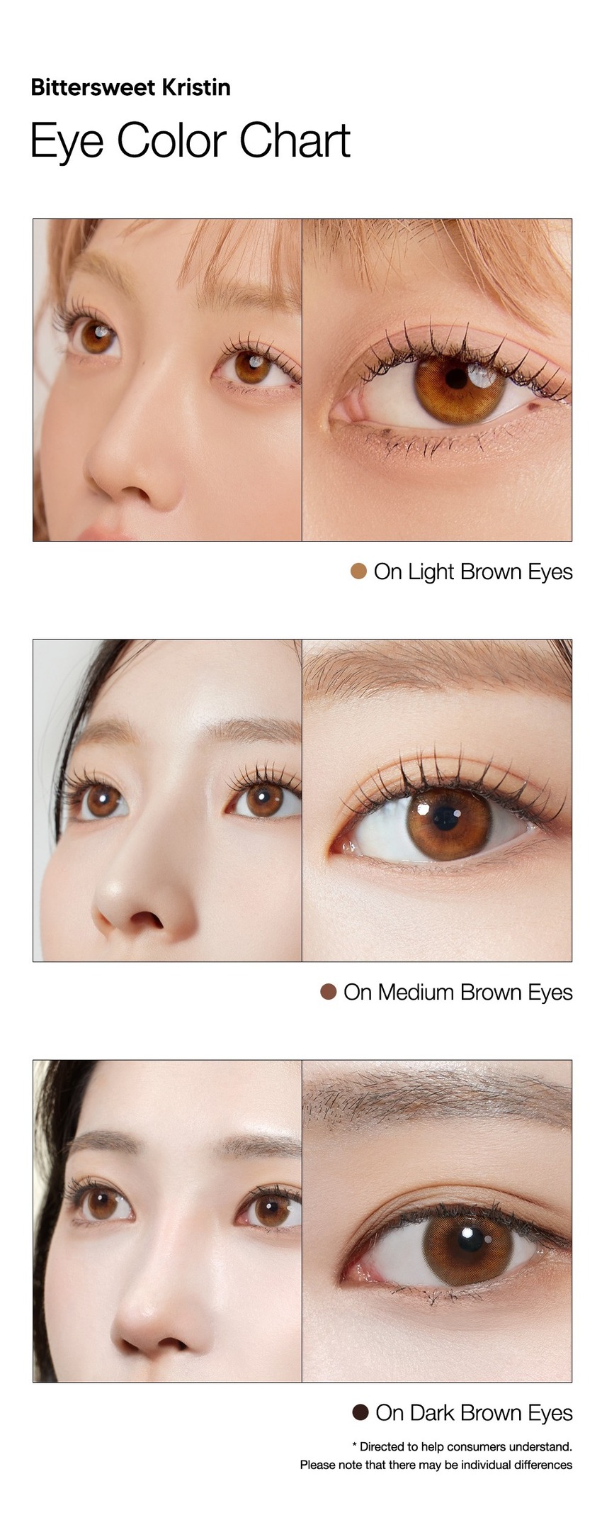 Dive into the world of monthly elegance with Hapakristin's signature Amber Brown lenses.