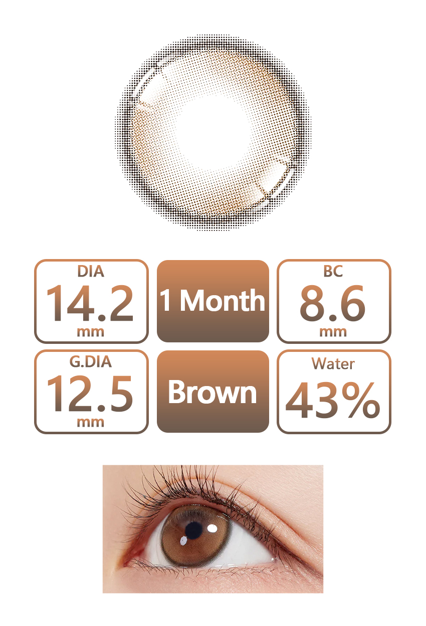 hapakristin,queencontacts,brown,1day,1month,monthly,coloredcontact,natural,firstlove