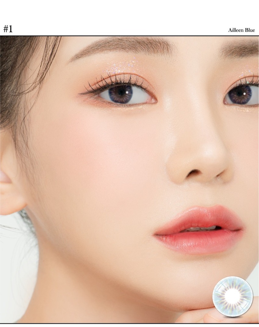 
Transform your look with Lensrang Ailleen 1 month Blue lenses.