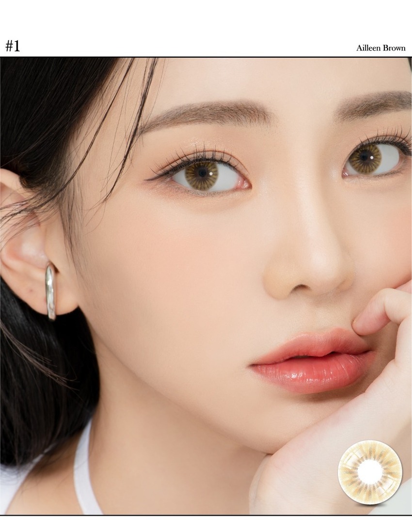 
Elevate your style with the chic Brown colored contact by Lensrang.