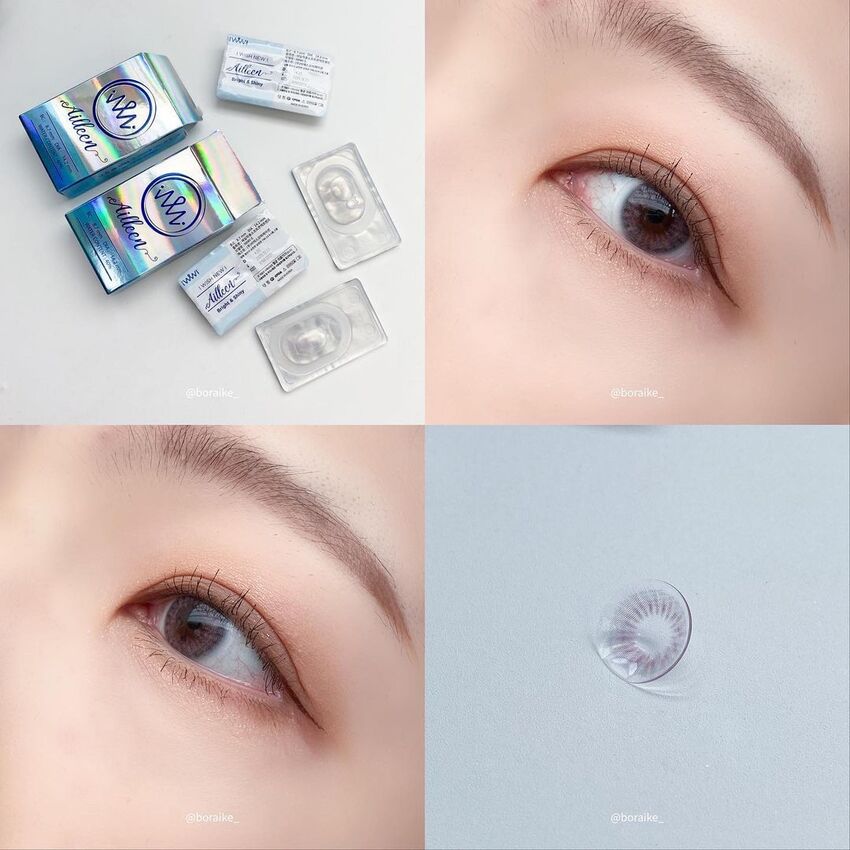 Dive into elegance with Lensrang's Gray colored contacts.