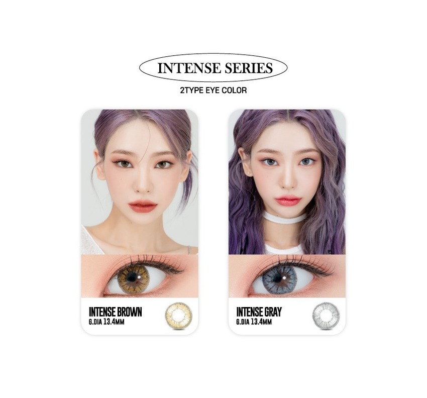 
Stand out at festivals with Lensrang's Intense 1 month Brown contacts.