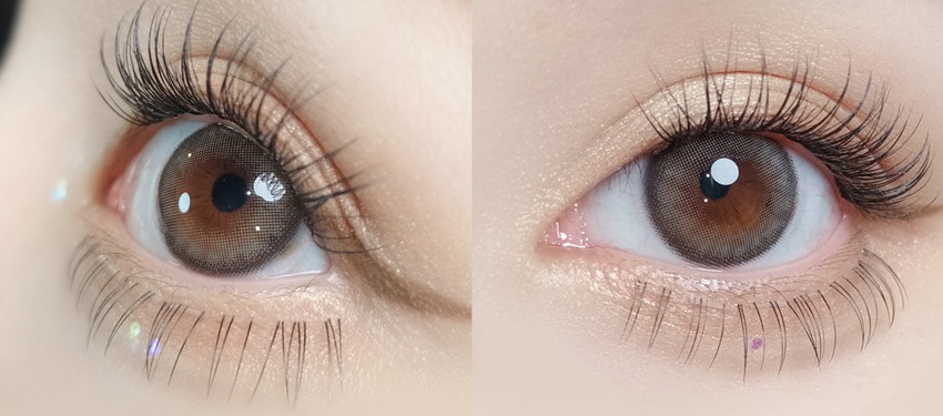 queenslens, olola, dearsome, popular Korean, colored contacts, ash gray, popular makeup