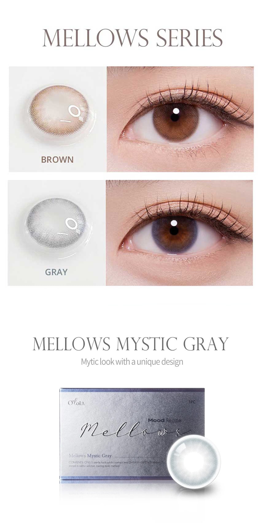  queenslens, queencontacts,olola,monthly,mystic,gray