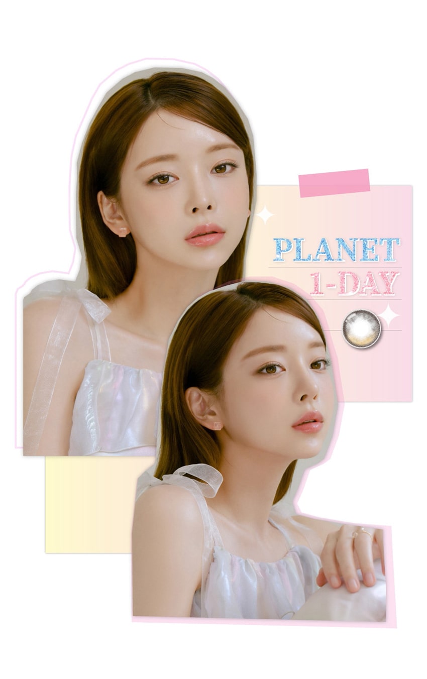
lensrang,planet, Korean popular, colored contact lens, sns popular, カラコン,韓国カラコン, 1day, sns人気